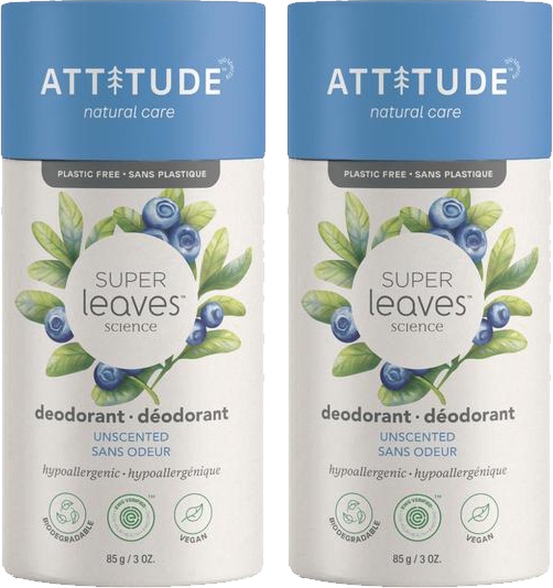 ATTITUDE Deodorant Parfumvrij Bundel ECO - duurzaam