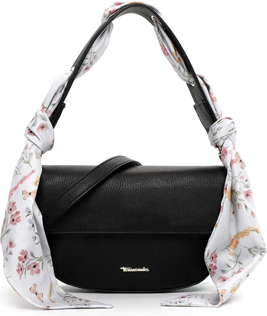 Tamaris Sac à épaule bandoulière Fabia Handbag with Flap Black Noir
