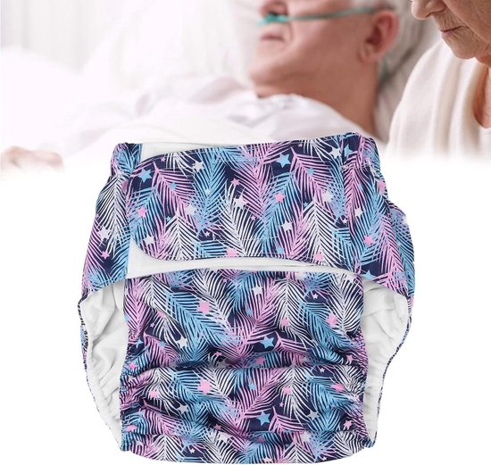 Volwassen Doek Luier Ademende Doek Luier Herbruikbare Incontinentie Bescherming Ondergoed Lekvrij Verstelbare Luier Voor Oudere Vrouwen En Mannen