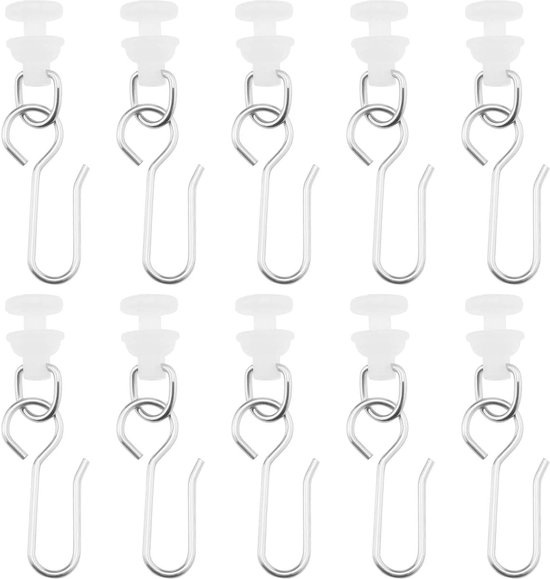 100pcs Gordijn Track Gliders, Plastic Witte Gordijnhaken Gordijnhaken Caravan Gordijnhaken Plastic Wit Gordijn Track Rail Glider Haken 100pcs Gordijn Track Gliders, Plastic Witte Gordijnhaken Gordijnhaken Caravan Gordijnhaken Plastic Wit Gordijn Track Rail Glider Haken