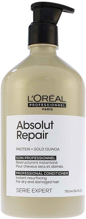 L’Oréal Professionnel - Absolut Repair Gold | Conditioner voor beschadigd- of onhandelbaar haar - 750 ml.