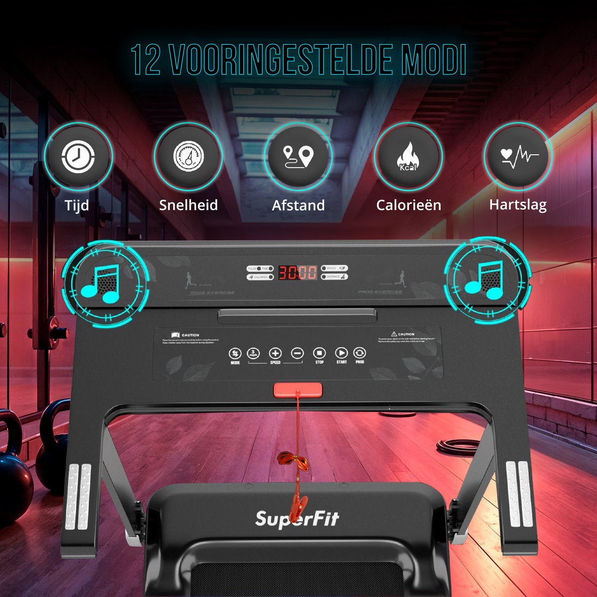 Afbeelding 3 van Loopband Inklapbaar - 1-12km/u - Wandelband - Walking Pad - Opvouwbare Loopband - Walkingpad - Treadmill - Loopband Elektrisch