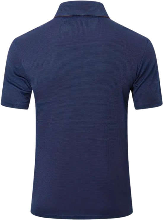 Bovista Golf Shirt Heren - T-shirt - Golfkleding - Golfen - Golf Accessoires - Polo Shirt - Zwart + Grijs + Blauw - Maat XL van Bovista — afbeelding 2