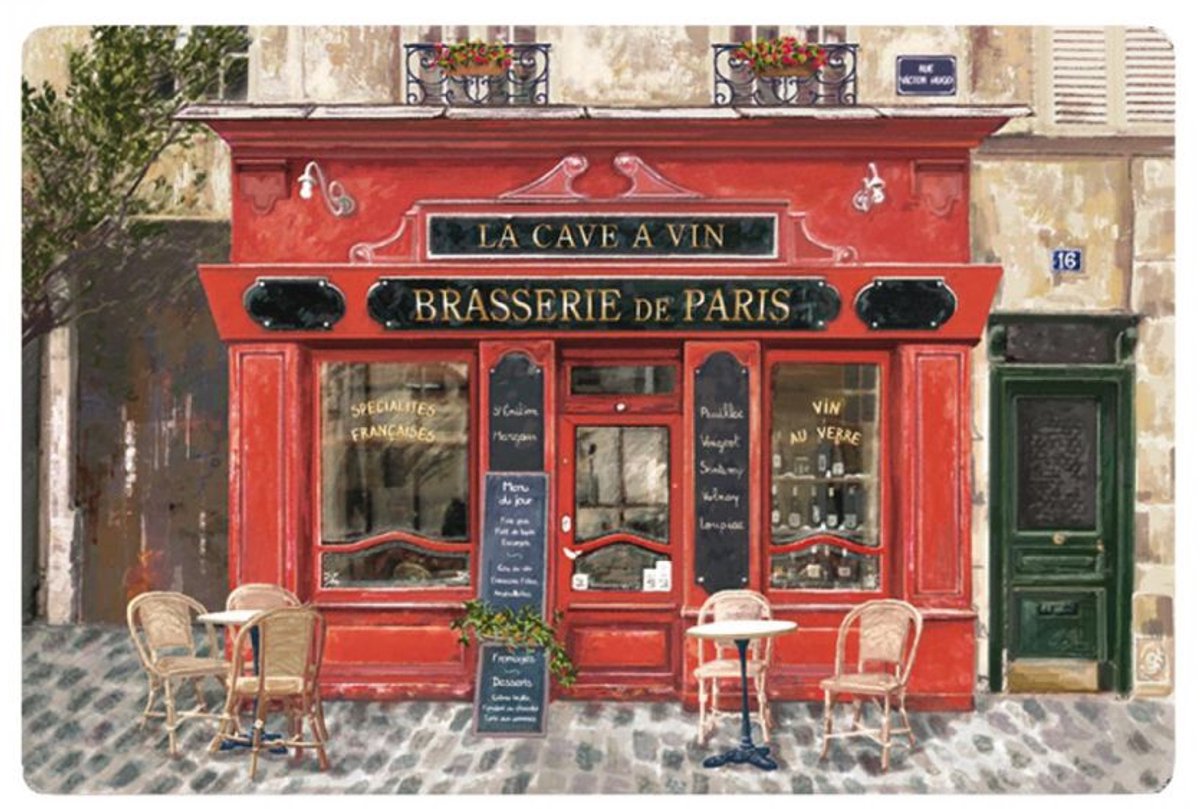 Winkler Placemat Brasserie de Paris Assortis 45 X 30 (per stuk)