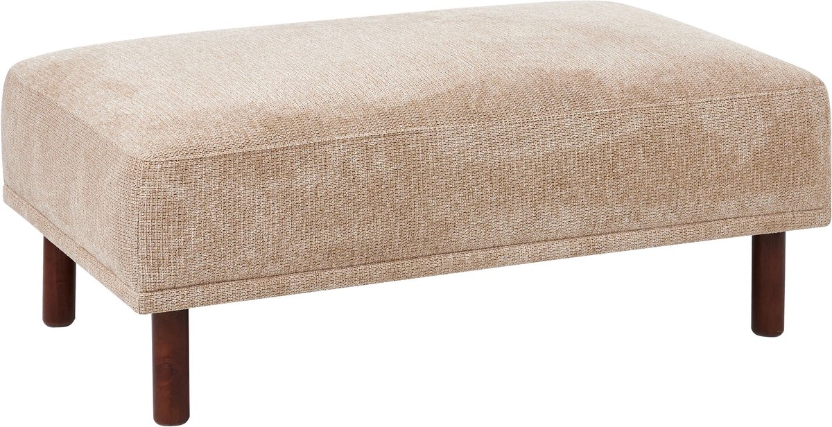 HOLT - Ottomaan - Beige - Polyester
