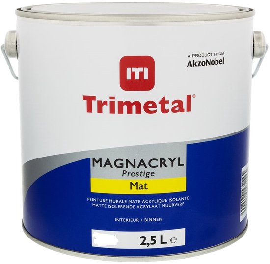 Trimetal Magnacryl Prestige Mat — 2,5 liter, RAL 9010