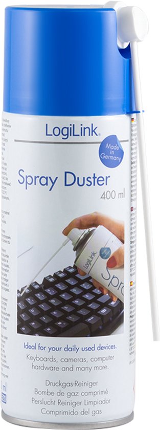 Nettoyeur d'air comprimé LogiLink - aérosol 400 ml