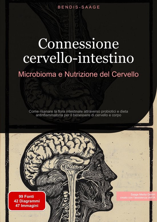 Connessione cervello-intestino: Microbioma e Nutrizione del  ... - cover
