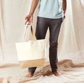 Sac cabas en toile 18 litres | 100% coton | Dimensions 34x36x13cm