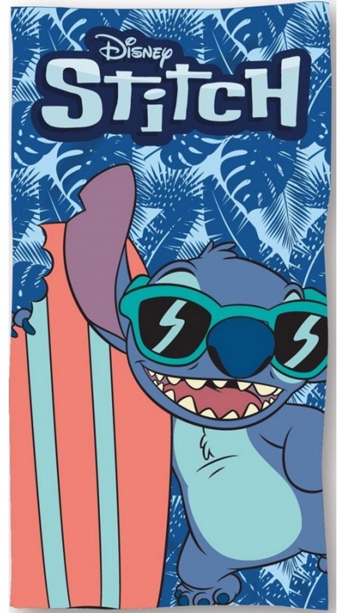 Disney - Lilo & Stitch - Strandlaken - Badlaken - Handdoek - 70x140Cm - Katoen.