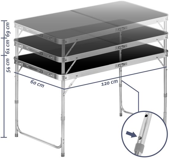 Laodikya Home Opvouwbare tafel Campingtafel Multifunctionele tafel — afbeelding 2