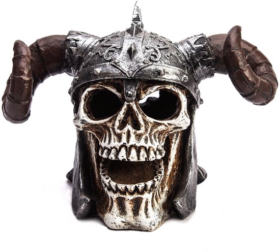 Viking Schedel met Helm