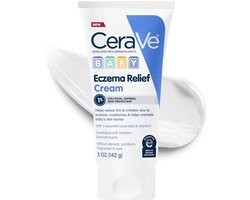 CeraVe Baby Eczema Relief Cream – Havermoutcrème met Vitamine E & Ceramiden – 142g