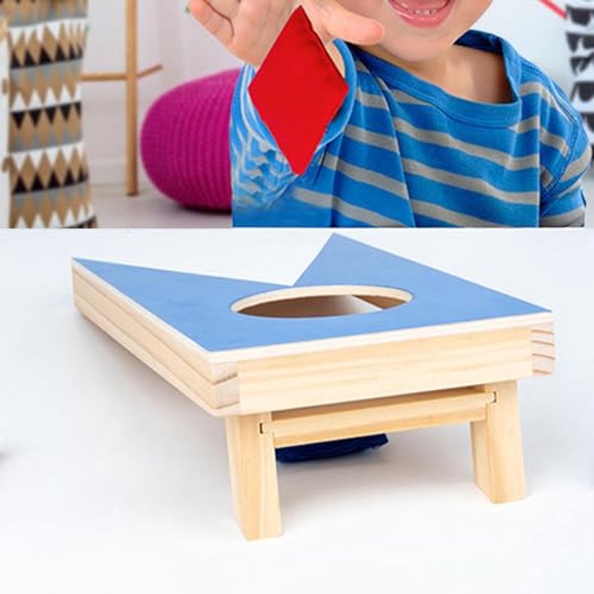 Werpringspel Van Hout, Haak Ring Toss Game Kinderen, Haakjesspel Met Ladderset Voor Partyspel Voor Plezier In De Bar Binnen En Buiten Van Het Gezin