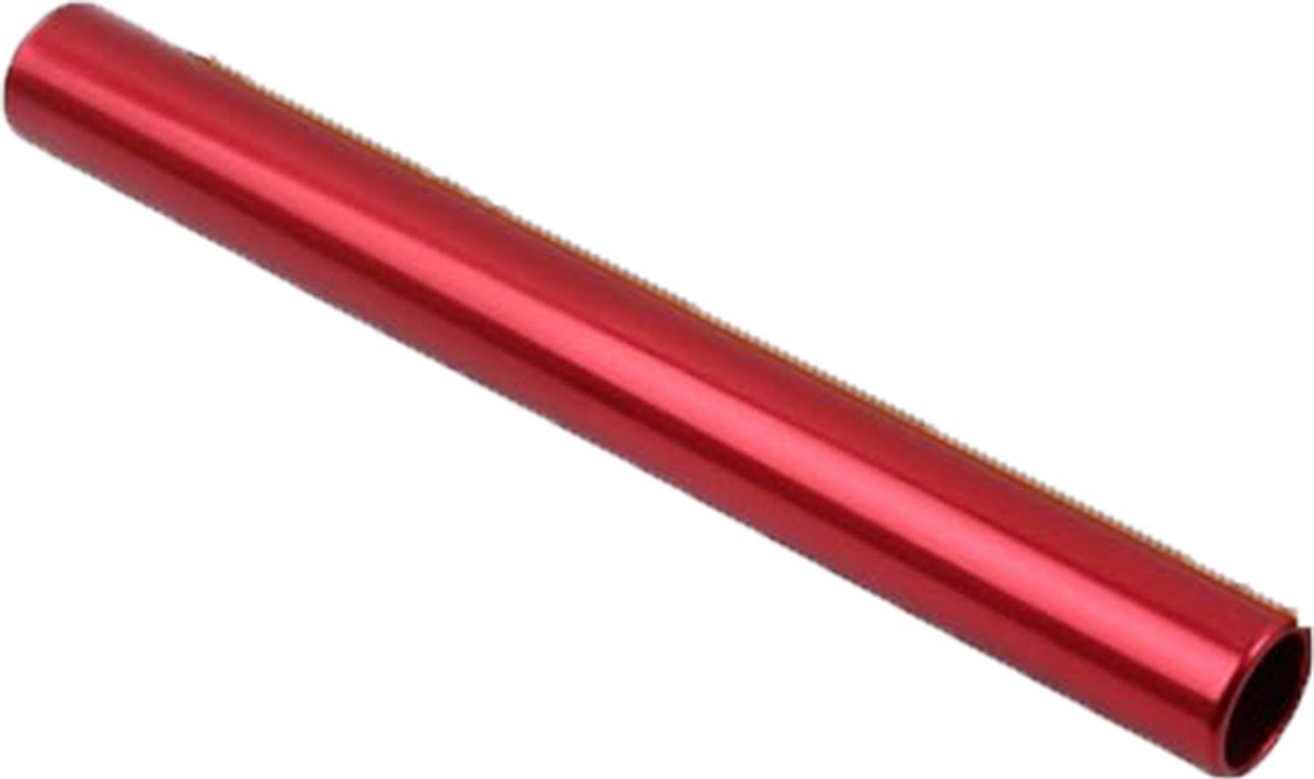 MDsport - Estafettestokjes aluminium - Senior - Per stuk - Metallic - Kleur asorti - Estafettestokken