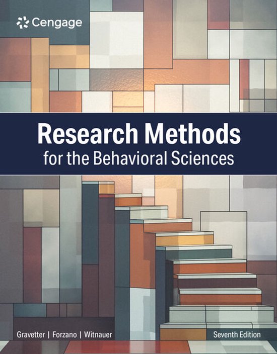 Research Methods for the Behavioral Sciences - cover