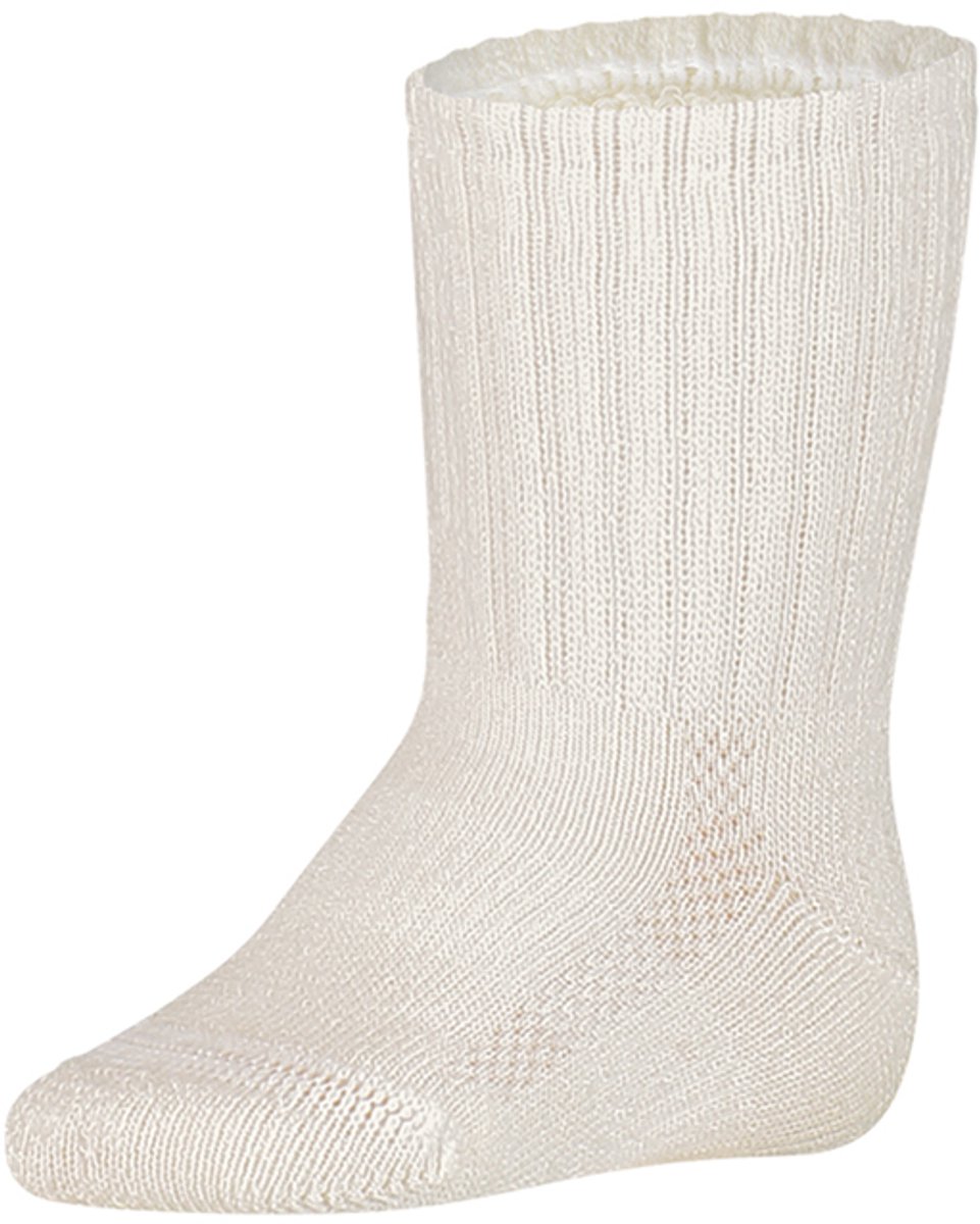 Soga - 2-Pack - Baby Merino Sokjes - Ongeverfd Zacht - Heren / Dames - ecru - 4-9 M - S1