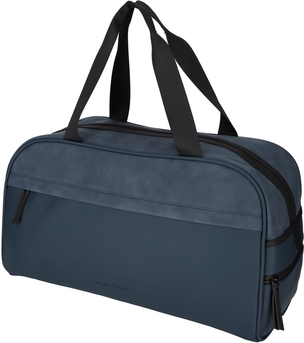 Norlander PU Retro Sporttas Napolitana - 32 Liter - Blauw
