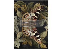 Decoupage papier - Redesign découpage A1 FIBRE - Butterfly Conservatory Tales