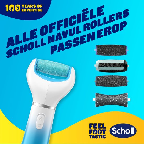 Scholl Velvet Smooth Elektrische Voetvijl - Eeltvijl - Eeltverwijderaar - Exfoliatie en Contour - Draadloos