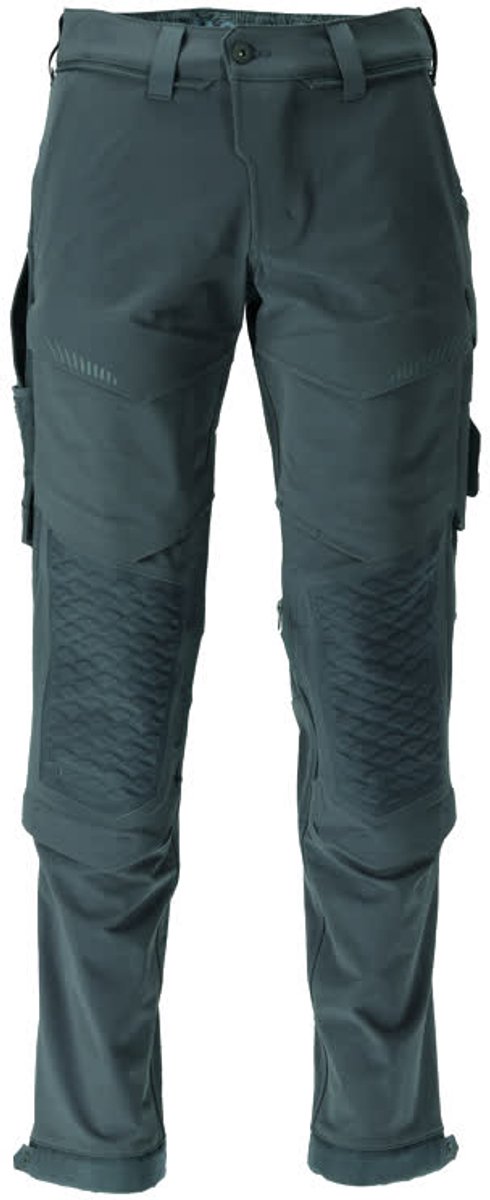 Mascot Customized Broek met kniezakken 22179-652 - Bosgroen - C54 - 76