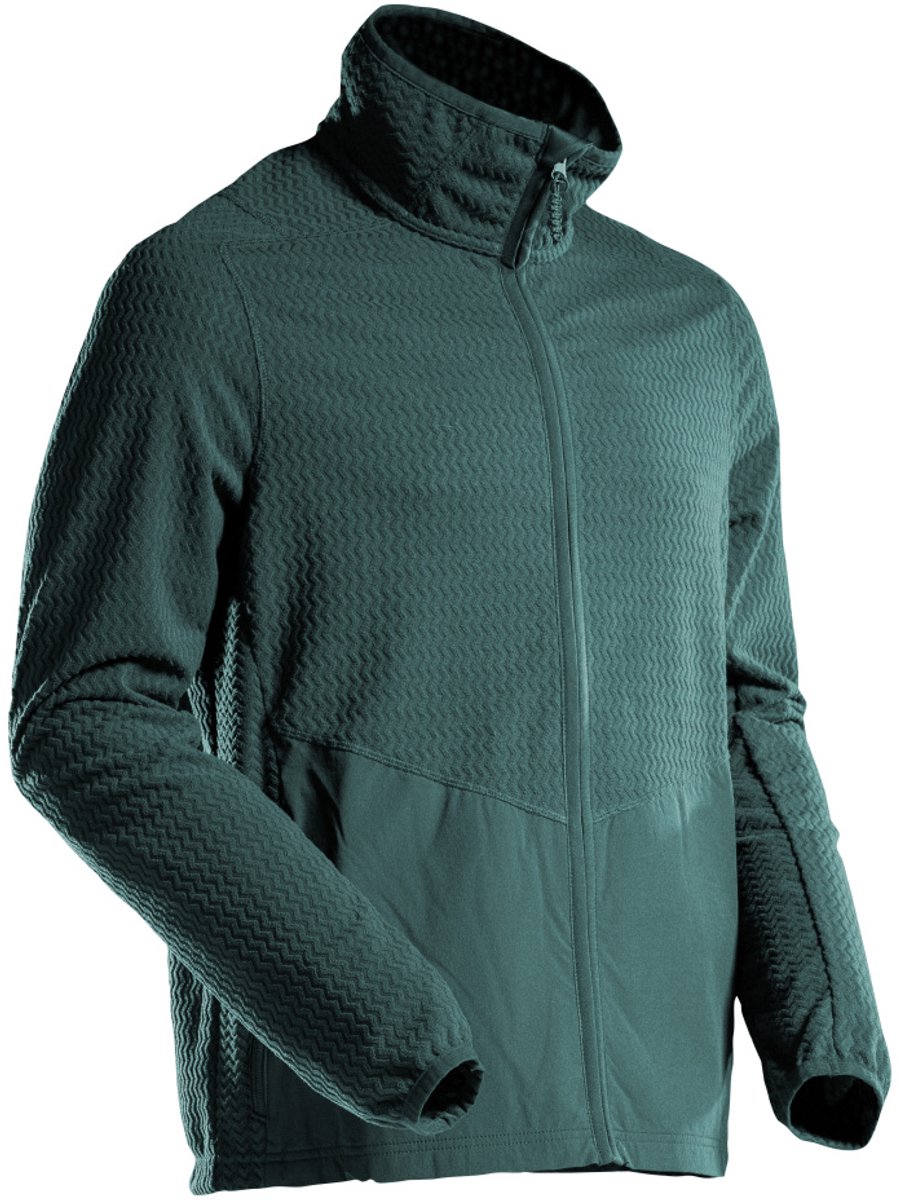 Mascot Customized Microfleece trui met rits 22803-639 - Bosgroen - 3XL