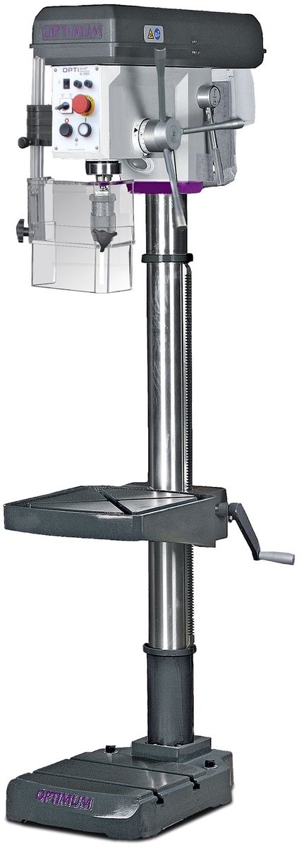 Professionele kolomboormachine boren tot ø 28 mm MK3 850W 230V 16 snelheden rondloop < 0,015 mm Optidrill B28H 230V