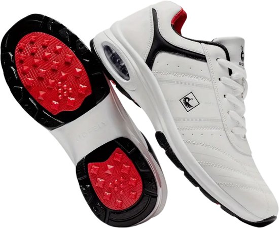 Nivard Golfschoenen Heren - Sneakers - Golfkleding - Golfschoenen Antislip - Waterdicht - Golfen - Wit 45 van Merkloos — afbeelding 2
