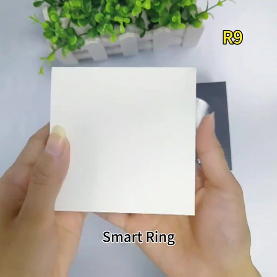 WizBay Premium Select® Smart Ring Zwart Zilver - Hartslag, Slaap, Bloeddruk, Zuurstof - Multi Sport Modi - Oplaadcase - Maat 8