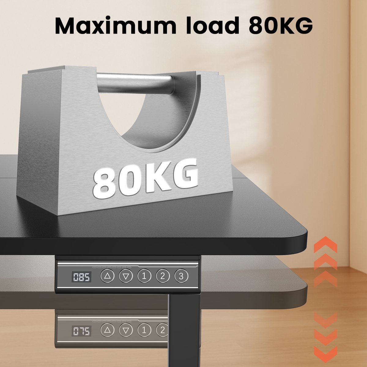 LG Elektrisch Zit-sta Bureau 120cm thumbnail 6