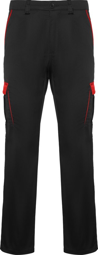 Pantalon de travail Trooper Zwart /Rouge Marque Roly Taille 40