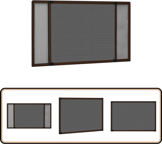 Magnetisch raamhor - 130*130cm - muggenwerend raam - geen boren nodig - geschikt voor... | bol