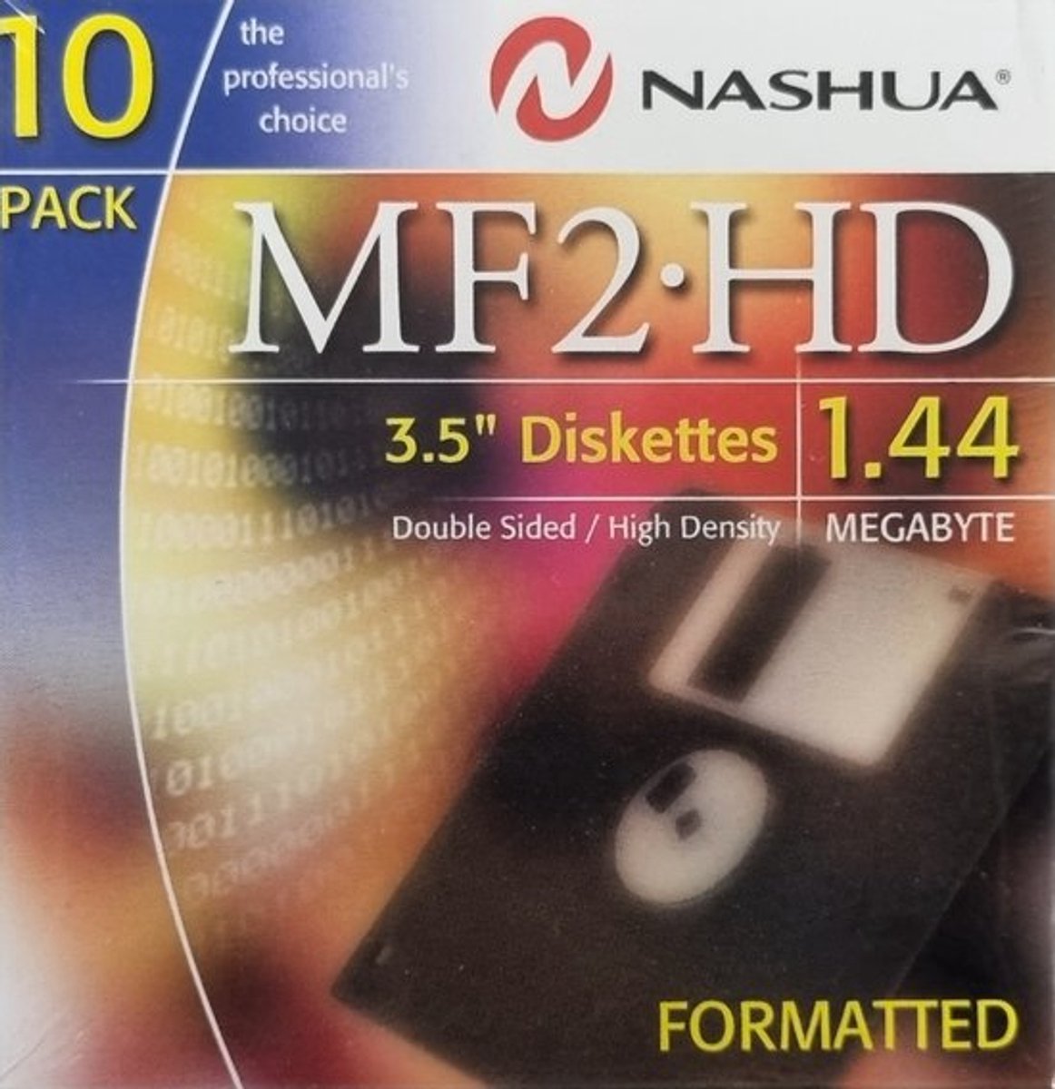 Disk/1.44MB 3.5in mF2HD Form 10Pk