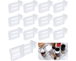 Inovra ® Veelzijdige Organisatoren voor Koelkast en Vriezer - Set van 12 Stuks voor Optimale Ruimtebenutting