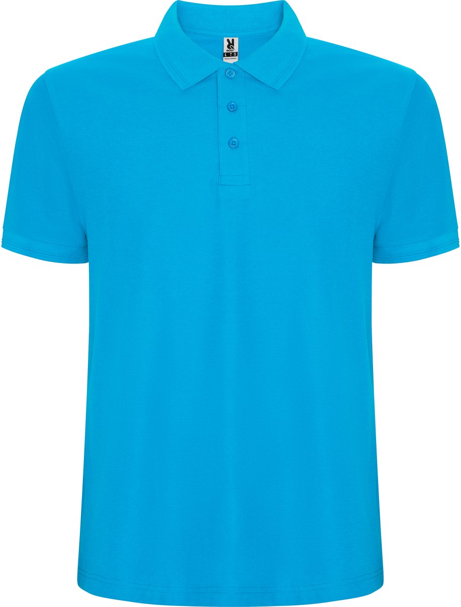 Roly - Pegaso Premium Polo - Turquoise 12 maat XL