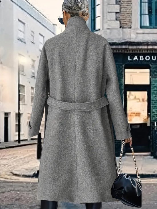 Bovista Manteaux Femme - Mi-manteau - Veste - Manteau tailleur - Trench-coat - Pardessus - Pardessus - Hiver - Grijs - S