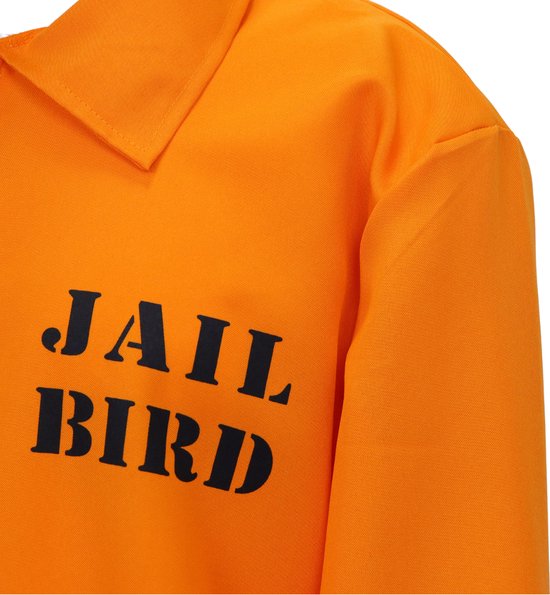Joya Kids® Costume Pénal Adultes | Salopette Oranje | Déguisement de prisonnier | Déguisements | Costume de carnaval | Unisexe | Taille XL