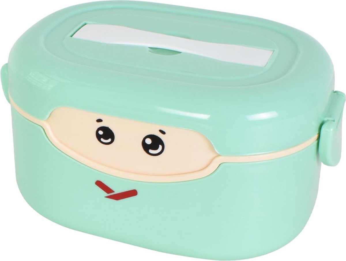 La'Moussawi ® Lekvrije Dubbeldeks Lunchcontainer voor Kinderen en Volwassenen, Eten Vers Houdend, BPA-vrij, Magnetronbestendig