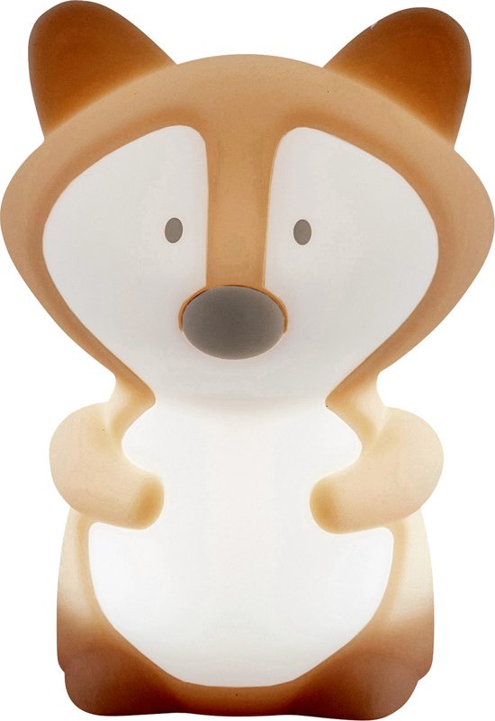 Nattou Nachtlamp voor baby's - Vos - 14 cm - Bruin van Nattou — afbeelding 3