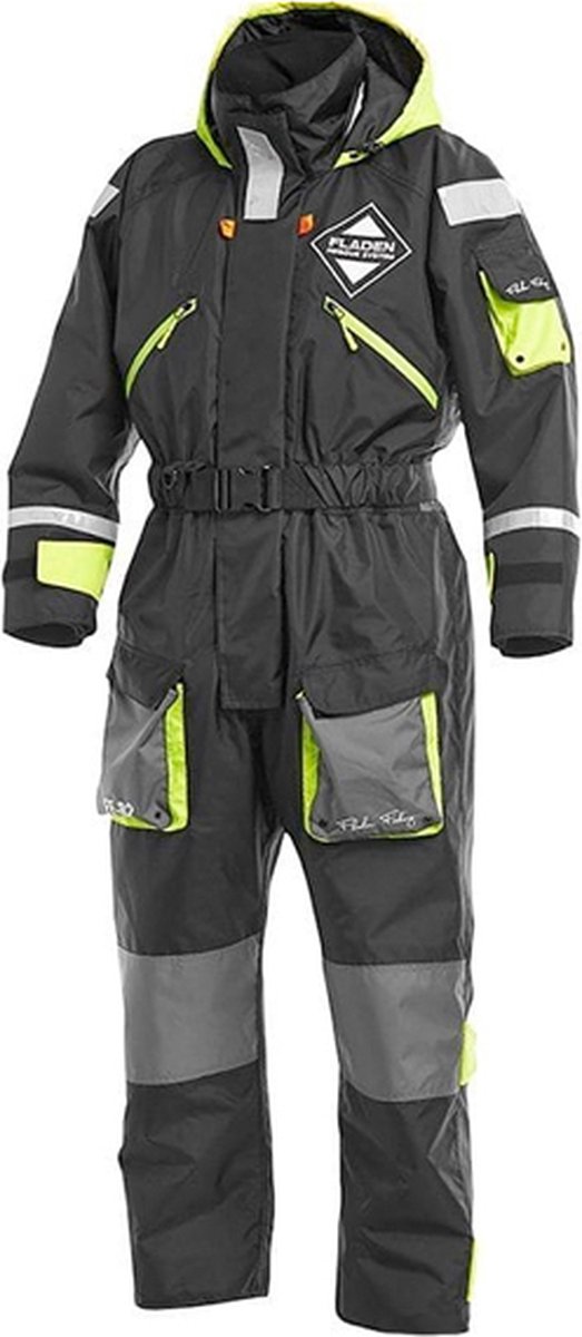 Fladen Floatation suit 845XB black XXL | Drijfpak