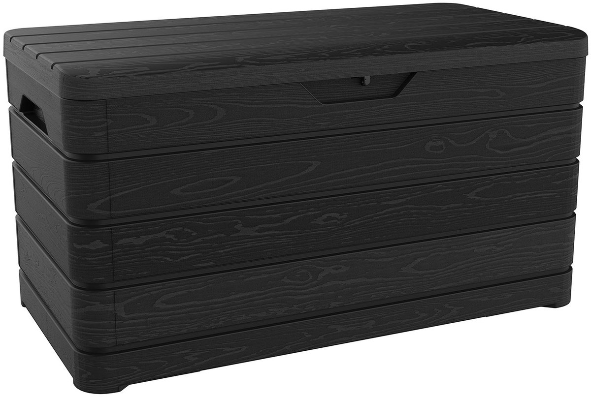 Toomax Dolomiti opbergbox - 410L - Antraciet - weer- en vorstbestendig - zeer geschikt als kussenbox voor in de tuin