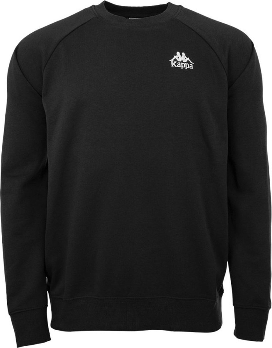 Kappa heren sweatshirt kaviaar 705421 19-4006 Zwart