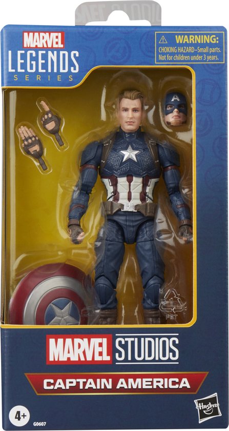 Hasbro Marvel Legends Series Avengers 15 cm große Captain America Action-Figur, Premium Design und 4 Accessoires, für Kinder ab 4 Jahren Hasbro Marvel Legends Series Avengers 15 cm große Captain America Action-Figur, Premium Design und 4 Accessoires, für Kinder ab 4 Jahren