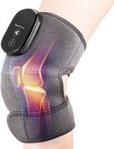 Luxuriq® Kniebrace Pro - Massage Apparaat - Elleboogbraces - Tennisarm Brace - Patellabrace - Knieband - 5000 mAh batterij - Artrose - Reuma - Grijs