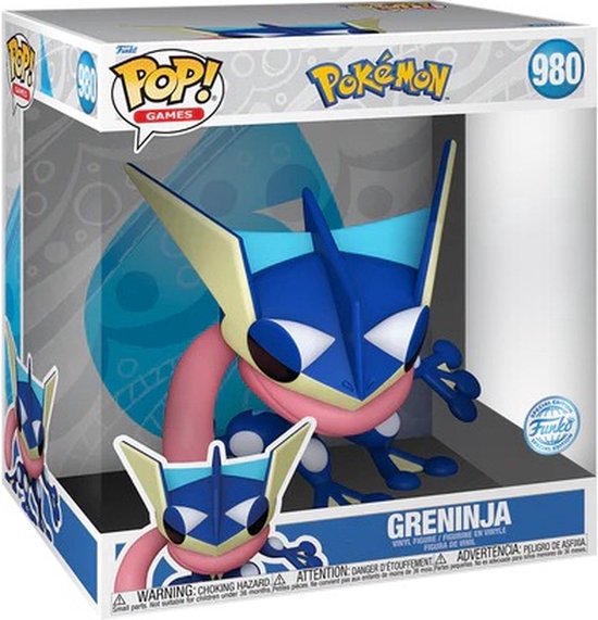 Funko Pop Games: Jumbo Pokémon Greninja - 25 cm figurine - 3+ jaar