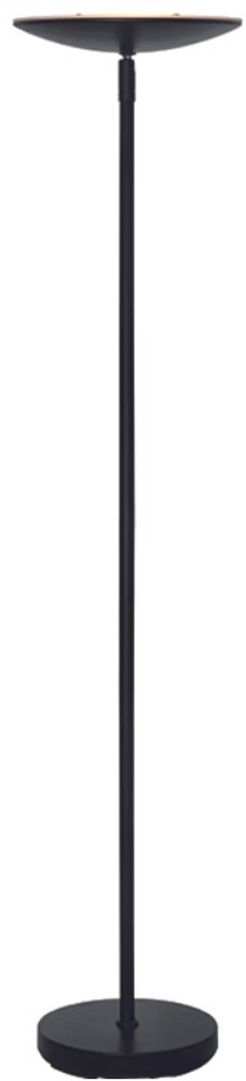 Carisolo LED uplighter vloerlamp zwart dimbaar 3000k - Modern - Freelight