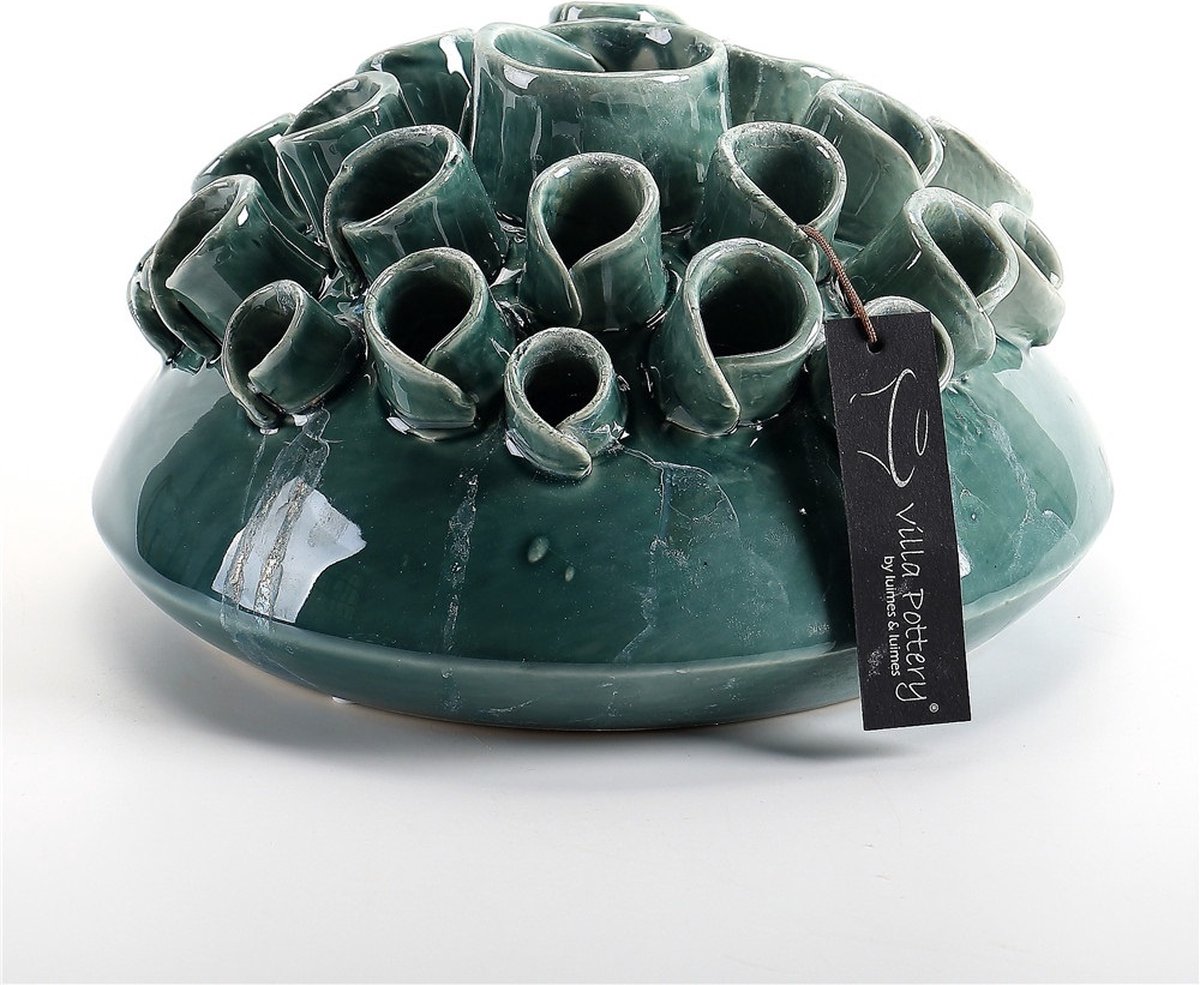 Villa Pottery Blauwe Tuitvaas Suus D14xH12