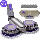 Elektrische Dweil Mop geschikt voor Dyson V12 Slim Steelstofzuiger – Dweilsysteem – Mondstuk - Vloerwisser– Stofzuigeraccessoires – Vloermop