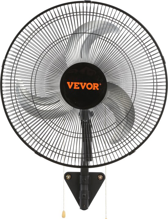 Oscillerende wandventilator 17,5″ 4000 CFM 3 snelheden met metalen bladen voor garage, tuin, werkplaats
