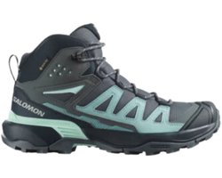 Salomon X Ultra 360 MID GTX W Wandelsneakers Dames Grijs 39